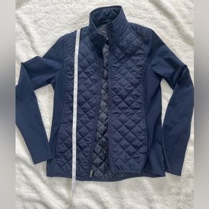 Banana republic navy quilted jacket